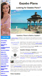 Mobile Screenshot of gazebo-plans.com